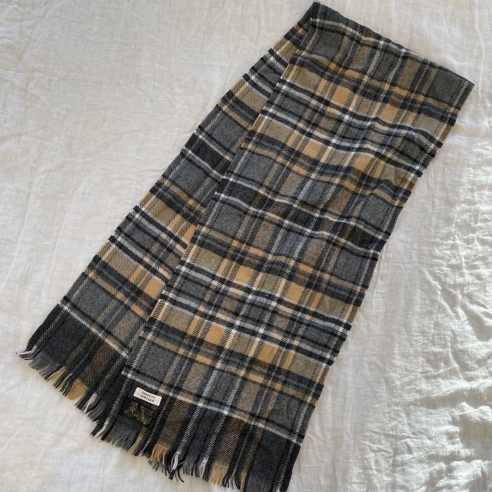 Barney’s New York Plaid Scarf